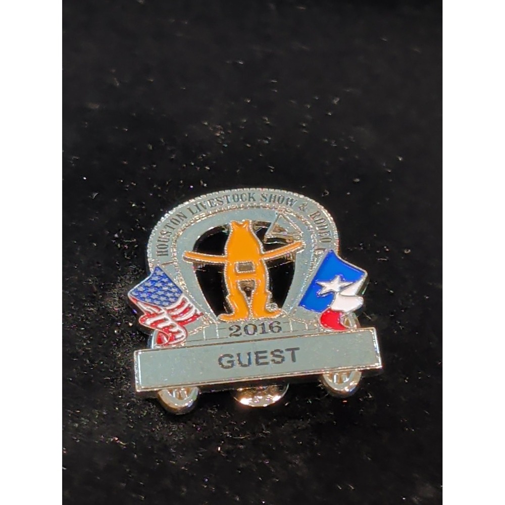 Houston Livestock Show and Rodeo HLSR 2016 Guest Pin Texas Souvenir Howdy Mascot